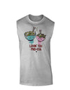 TooLoud Lovin you Pho Eva Muscle Shirt-Muscle Shirts-TooLoud-AshGray-Small-Davson Sales