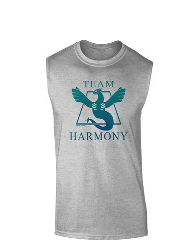 Team Harmony Muscle Shirt-TooLoud-AshGray-Small-Davson Sales