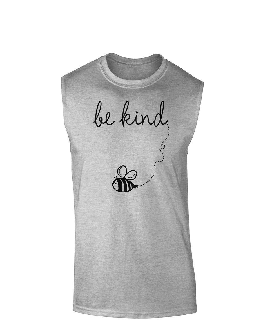 TooLoud Be Kind Muscle Shirt-Muscle Shirts-TooLoud-White-Small-Davson Sales