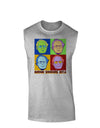 Pop Art Bernie Sanders Muscle Shirt-TooLoud-AshGray-Small-Davson Sales