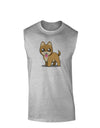 Kawaii Standing Puppy Muscle Shirt