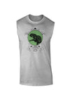 Jurassic Dinosaur Face Muscle Shirt by TooLoud-TooLoud-AshGray-Small-Davson Sales