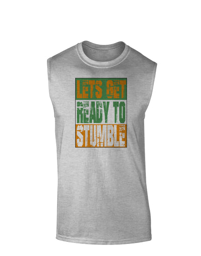Lets Get Ready To Stumble Muscle Shirt by TooLoud-TooLoud-AshGray-Small-Davson Sales