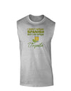 I Do Speak Tequila Muscle Shirt-TooLoud-AshGray-Small-Davson Sales