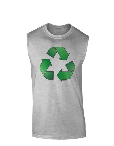 Recycle Green Muscle Shirt  by TooLoud