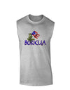 Coqui Boricua Muscle Shirt-TooLoud-AshGray-Small-Davson Sales