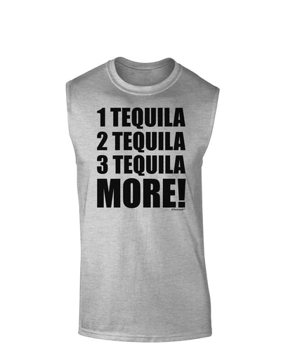 1 Tequila 2 Tequila 3 Tequila More Muscle Shirt by TooLoud-TooLoud-AshGray-Small-Davson Sales