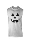 Happy Cute Jack O' Lantern Pumpkin Face Muscle Shirt-TooLoud-AshGray-Small-Davson Sales