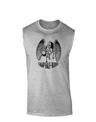 Camp Half-Blood Pegasus Muscle Shirt-Muscle Shirts-TooLoud-AshGray-Small-Davson Sales