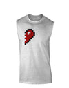 Couples Pixel Heart Design - Right Muscle Shirt by TooLoud-TooLoud-AshGray-Small-Davson Sales