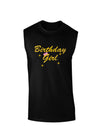 Birthday Girl Text Dark Muscle Shirt by TooLoud-TooLoud-Black-Small-Davson Sales