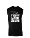 If you are in a hole stop digging Muscle Shirt-Muscle Shirts-TooLoud-Black-Small-Davson Sales