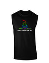 LGBT Freedom Rainbow Don't Tread on Me Dark Muscle Shirt-TooLoud-Black-Small-Davson Sales