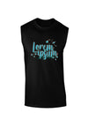 TooLoud Lorem Ipsum Dark Dark Muscle Shirt-Muscle Shirts-TooLoud-Black-Small-Davson Sales