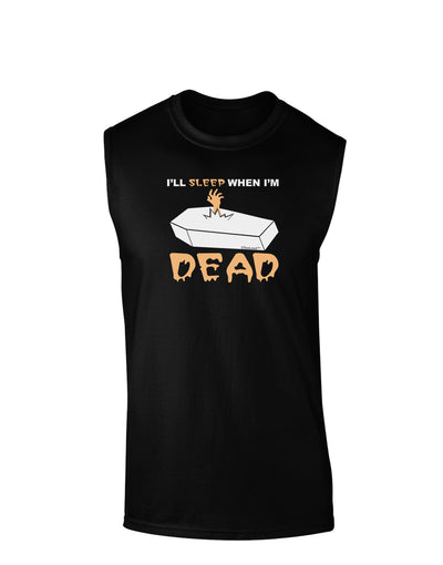 Sleep When Dead Coffin Dark Muscle Shirt