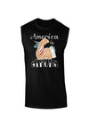 America is Strong We will Overcome This Muscle Shirt-Muscle Shirts-TooLoud-Black-Small-Davson Sales