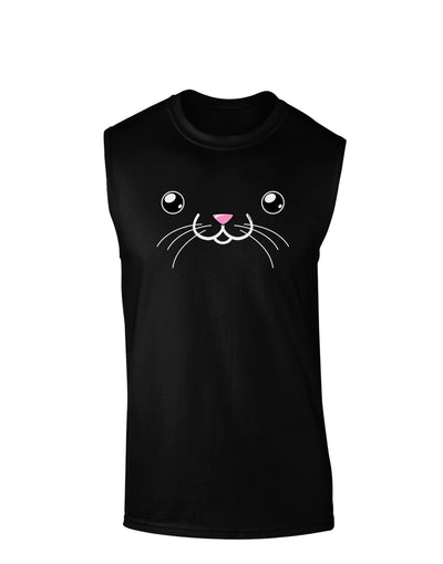 Kyu-T Face - Tiny the Mouse Dark Muscle Shirt-TooLoud-Black-Small-Davson Sales