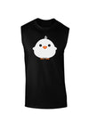 Cute Little Chick - White Dark Muscle Shirt by TooLoud-TooLoud-Black-Small-Davson Sales