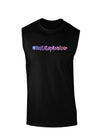 #BestStepMomEver Dark Muscle Shirt-TooLoud-Black-Small-Davson Sales