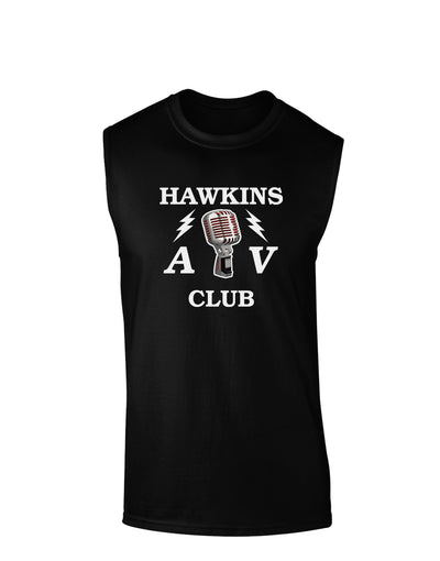 Hawkins AV Club Dark Muscle Shirt by TooLoud-TooLoud-Black-Small-Davson Sales