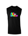 I Heart My Boyfriend - Rainbow Dark Muscle Shirt-TooLoud-Black-Small-Davson Sales