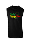 Feliz Cinco De Mayo Dark Muscle Shirt-TooLoud-Black-Small-Davson Sales