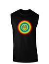 Psychedelic Peace Dark Muscle Shirt