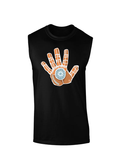 Cardano Hero Hand Muscle Shirt-Muscle Shirts-TooLoud-Black-Small-Davson Sales