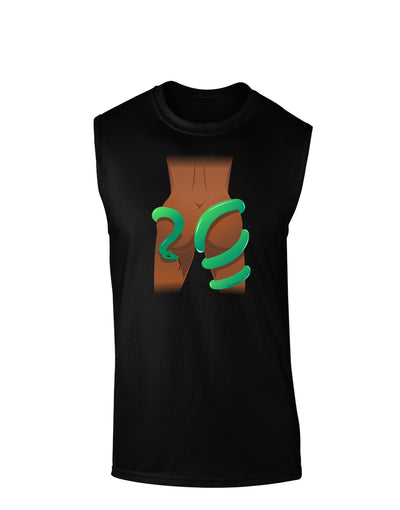 Lady Anaconda Design Dark Dark Muscle Shirt