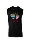 TooLoud Lovin you Pho Eva Dark Dark Muscle Shirt-Muscle Shirts-TooLoud-Black-Small-Davson Sales