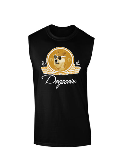 Doge Coins Muscle Shirt-Muscle Shirts-TooLoud-Black-Small-Davson Sales