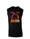 Feel the Bern Dark Muscle Shirt-TooLoud-Black-Small-Davson Sales