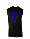 Single Left Dark Angel Wing Design - Couples Dark Muscle Shirt-TooLoud-Black-Small-Davson Sales