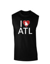 I Heart Atlanta Dark Muscle Shirt-TooLoud-Black-Small-Davson Sales