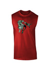 Jurassic Dinosaur Metallic - Silver Dark Muscle Shirt by TooLoud-TooLoud-Red-Small-Davson Sales