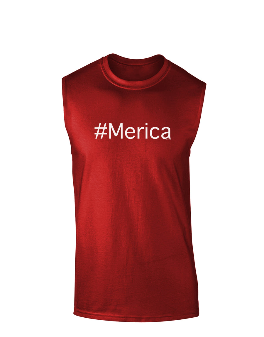 #Merica Dark Muscle Shirt-TooLoud-Black-Small-Davson Sales