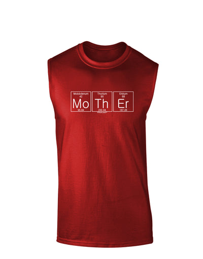 Mother - Periodic Table Dark Muscle Shirt-TooLoud-Red-Small-Davson Sales