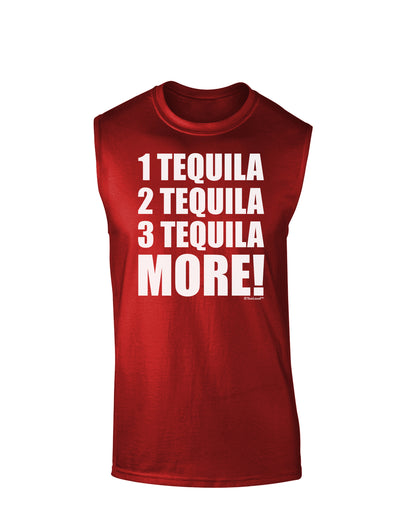1 Tequila 2 Tequila 3 Tequila More Dark Muscle Shirt by TooLoud-TooLoud-Red-Small-Davson Sales