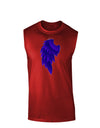 Single Left Dark Angel Wing Design - Couples Dark Muscle Shirt-TooLoud-Red-Small-Davson Sales