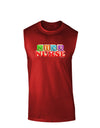 Nicu Nurse Dark Muscle Shirt-TooLoud-Red-Small-Davson Sales