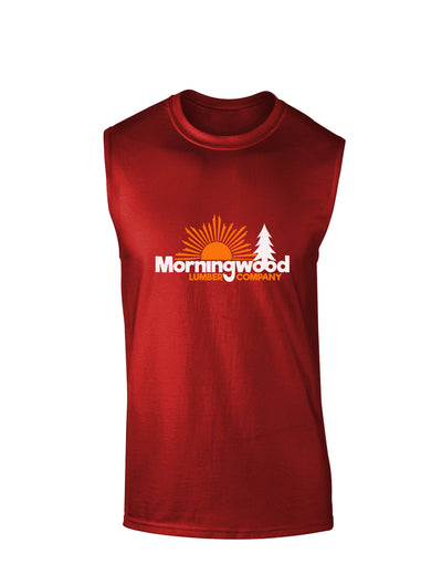Morningwood Company Funny Dark Muscle Shirt by TooLoud-TooLoud-Red-Small-Davson Sales