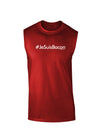 Hashtag JeSuisBacon Dark Muscle Shirt-TooLoud-Red-Small-Davson Sales