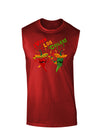 Viva Los Chiles Dark Muscle Shirt-TooLoud-Red-Small-Davson Sales