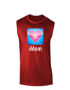 iMom - Mothers Day Dark Muscle Shirt-TooLoud-Red-Small-Davson Sales