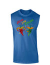 Viva Los Chiles Dark Muscle Shirt-TooLoud-Royal Blue-Small-Davson Sales