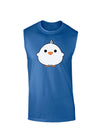 Cute Little Chick - White Dark Muscle Shirt by TooLoud-TooLoud-Royal Blue-Small-Davson Sales