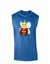 Queen Bee Mothers Day Dark Muscle Shirt-TooLoud-Royal Blue-Small-Davson Sales