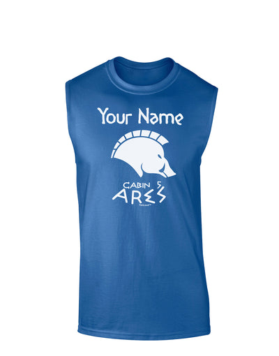 Personalized Cabin 5 Ares Dark Muscle Shirt by-TooLoud-Royal Blue-Small-Davson Sales