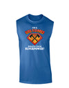 Fire Fighter - Superpower Dark Muscle Shirt-TooLoud-Royal Blue-Small-Davson Sales