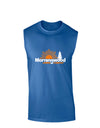 Morningwood Company Funny Dark Muscle Shirt by TooLoud-TooLoud-Royal Blue-Small-Davson Sales